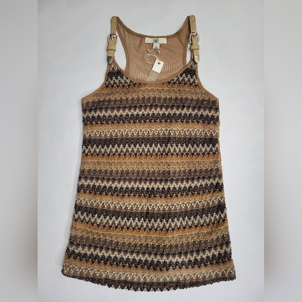 Y2K Style Tank Top w/ Belt Design